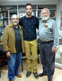 Con Rub&eacute;n Belloso y Mario Sanz